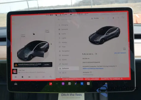 2023 Tesla Model 3 Rear-Wheel Drive from USA, damaged, VIN 5YJ3E1EA5PF694430